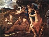Nicolas Poussin Apollo and Daphne painting